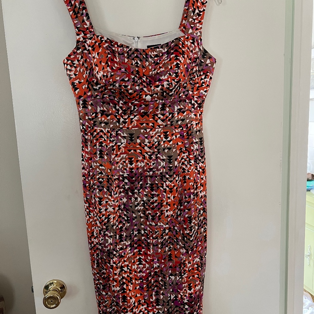 JAX Satin Print Dress